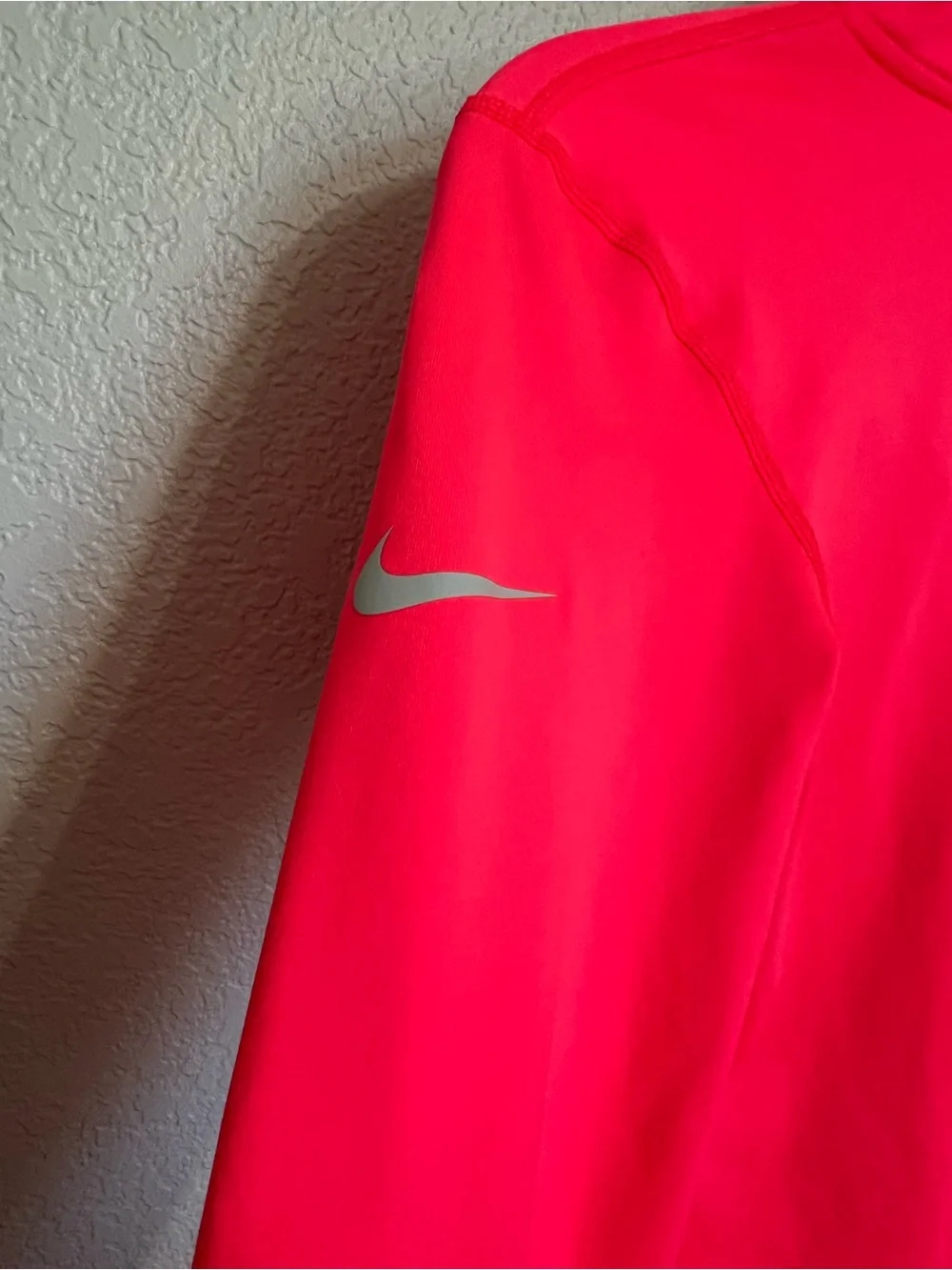 Nike Dri-FIT Neon Pink Half Zip Running Pullover Jacket